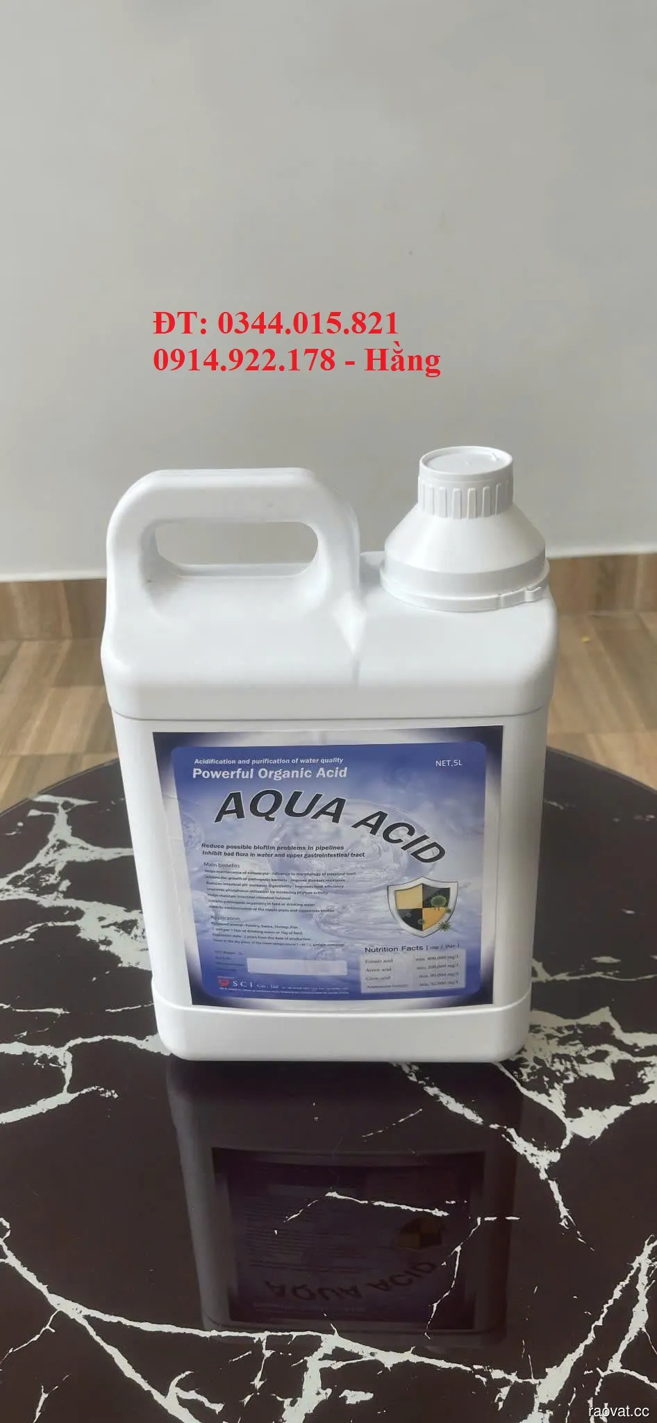 Acid hữu cơ Aqua Acid hỗ trợ đường ruột, tăng tiêu hóa cho vật nuôi