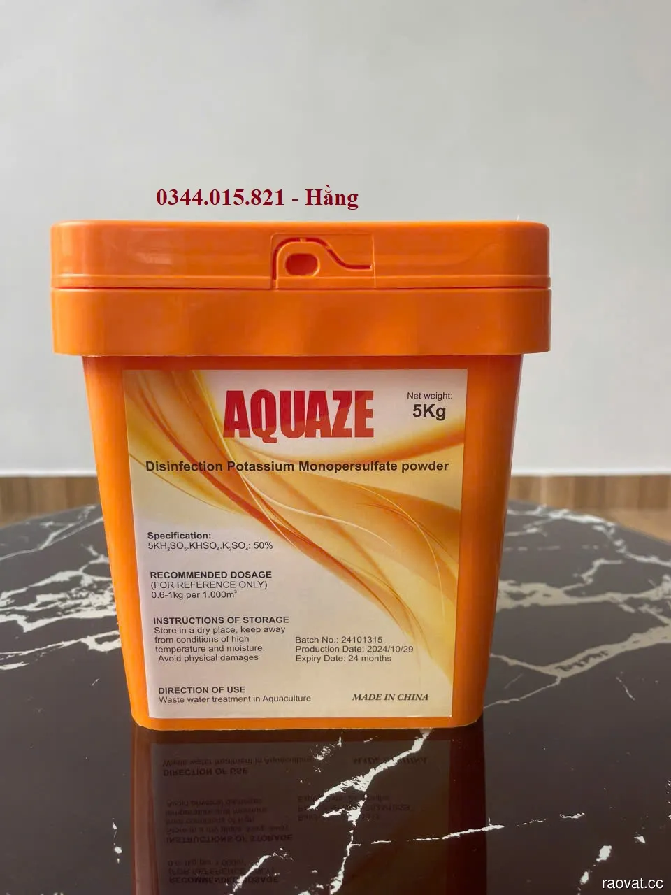 Diệt khuẩn, sát trùng nước an toàn, Potasium Monopersulfate